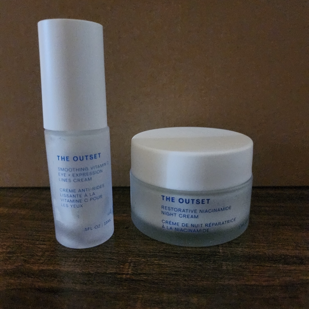 Outset Eye Cream and Night Cream